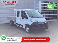 Opel Movano - 2.2 140 pk DC Dubbel Cabine Open Laadbak/ 7 Pers./ 2.5t Trekverm./ Cruise/ Airco/ 288x215x