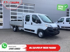 Opel Movano - 2.2 140 pk DC Dubbel Cabine Open Laadbak/ 7 Pers./ 2.5t Trekverm./ Cruise/ Airco/ 288x215x