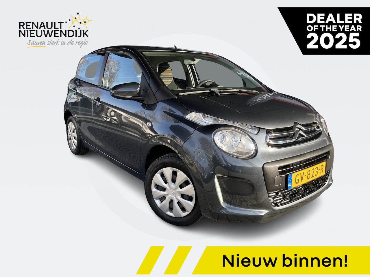 Citroën C1 - 1.0 e-VTi Feel / AIRCO / ELEC. RAMEN / MULTIMEDIA SCHERM / APPLE & ANDROID CARPLAY / CRUIS - AutoWereld.nl