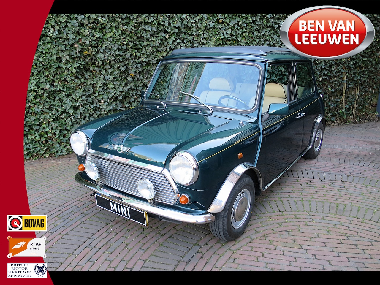 MINI Cooper - 1.3 SPI Kensington met schuifdak, lederen bekleding en 10" - AutoWereld.nl