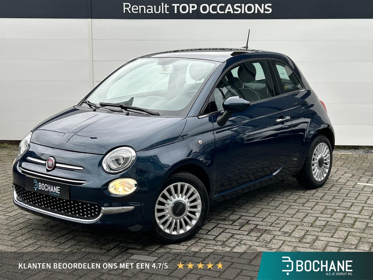 Fiat 500 - 0.9 TwinAir Turbo Lounge | Panoramadak | Navigatie | - AutoWereld.nl