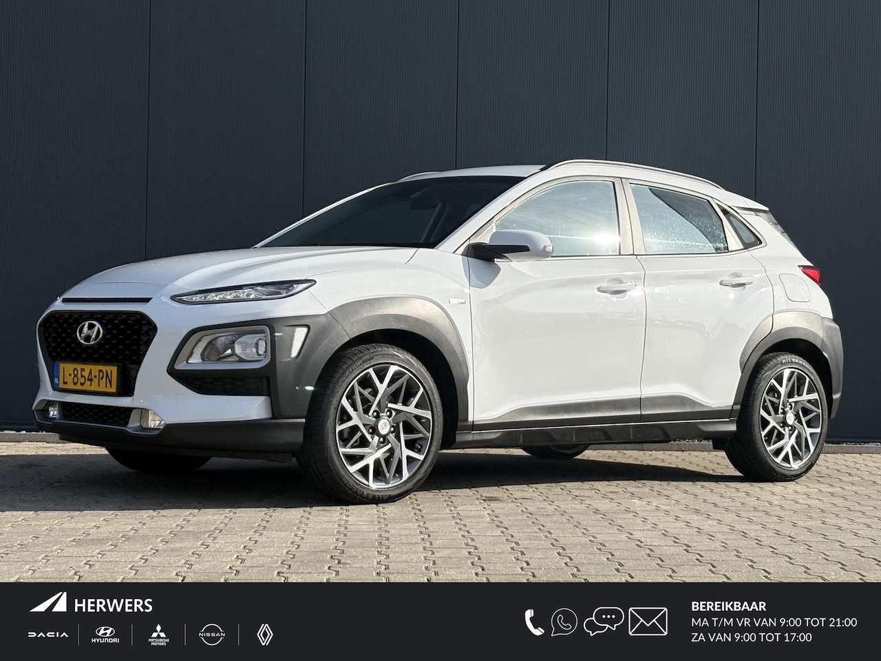 Hyundai Kona - 1.6 GDI HEV Comfort / Apple Android Carplay / Cruise Control / Bluetooth / Airco / 18 inch - AutoWereld.nl