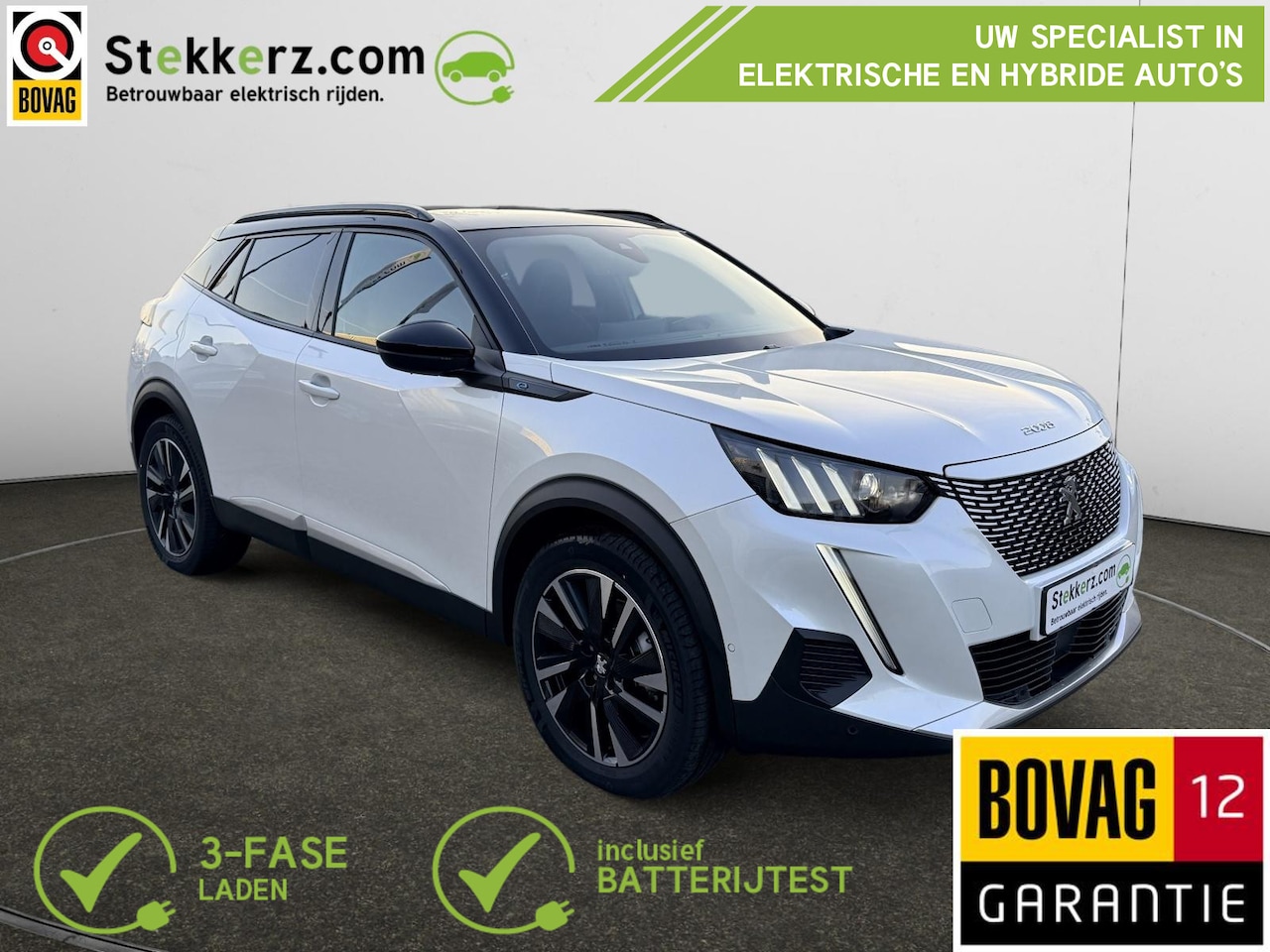 Peugeot e-2008 - EV GT 50 kWh | All-in prijs incl. 12 mnd BOVAG | Slechts 20km! | Panoramadak | 3-fase | El - AutoWereld.nl