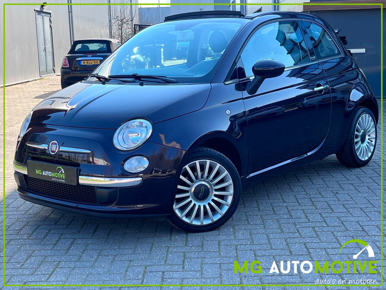Fiat 500 C - | 500C | 0.9 TwinAir Lounge | NL auto | NAP | A/C | Half leder - AutoWereld.nl