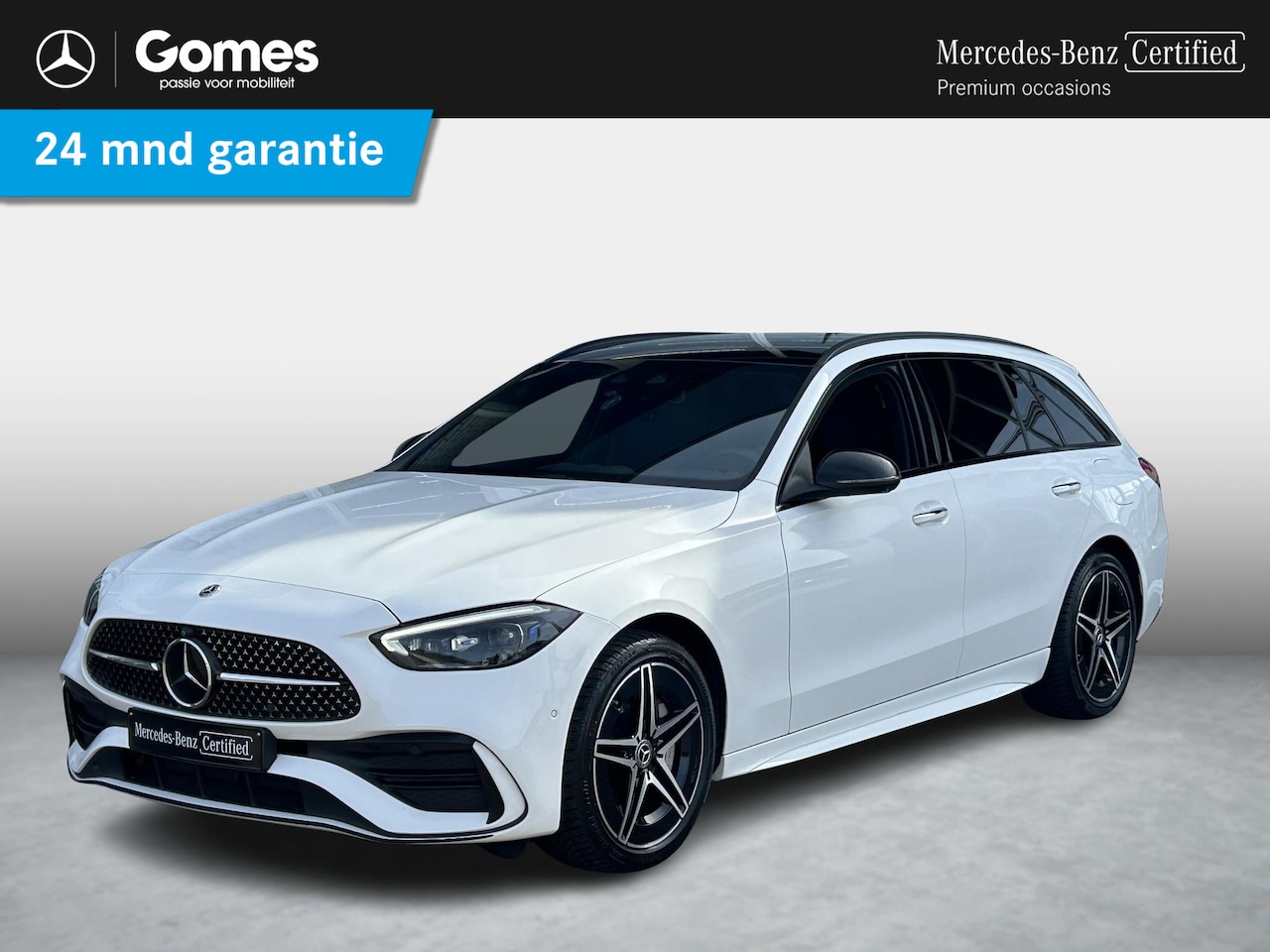 Mercedes-Benz C-klasse Estate - 300 e AMG | Rijassistentie+ | Panoramadak - AutoWereld.nl
