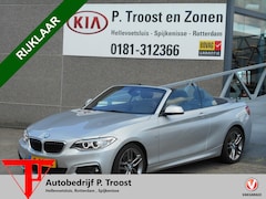 BMW 2-serie Cabrio - 220I AUTOMAAT M-pakket NL auto/Navigatie/Lederen bekleding/Stoelverwarming/Led dagrijverli