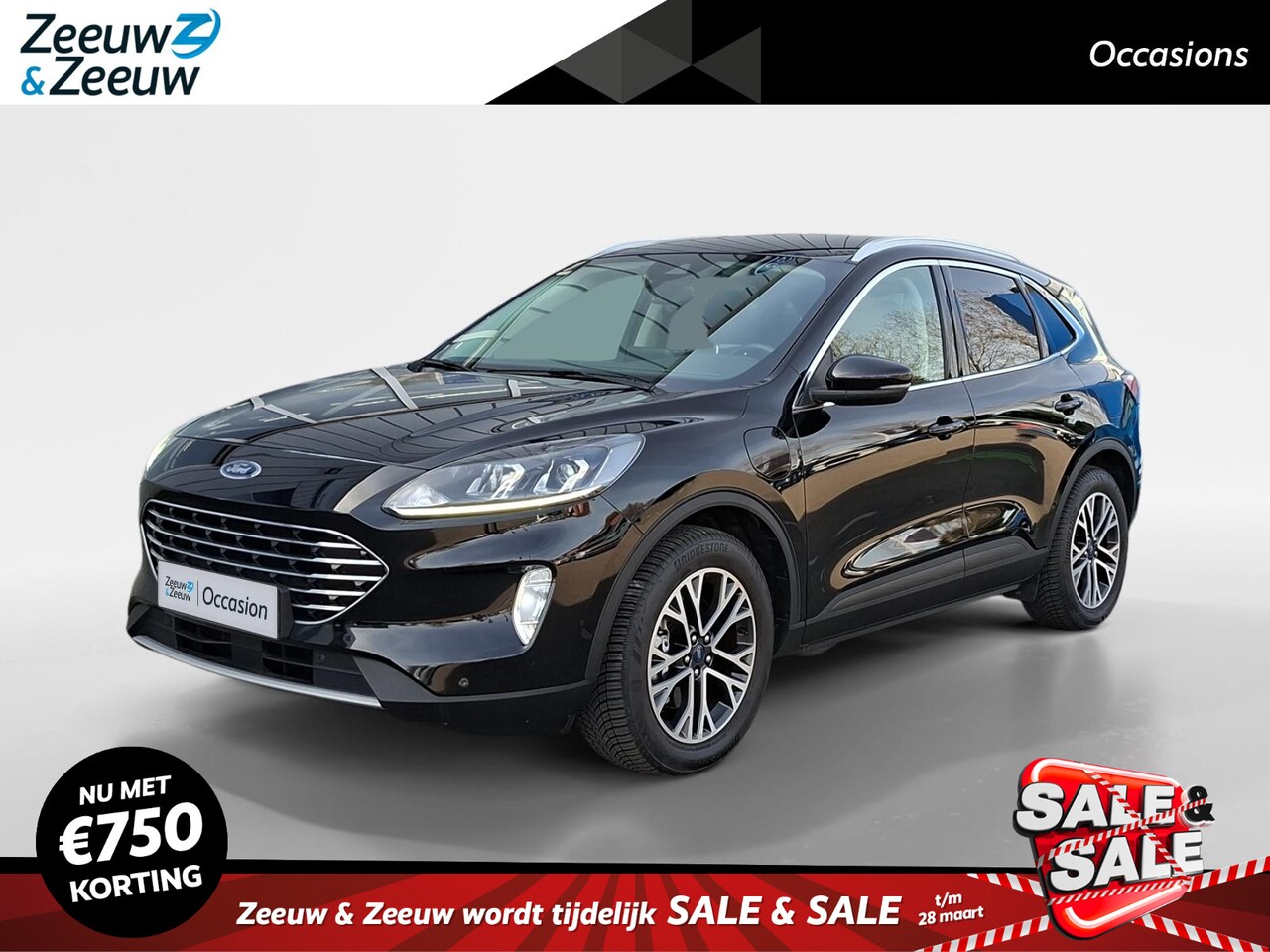 Ford Kuga - 2.5 PHEV Titanium 225pk | SOH 89% | Dealer onderhouden | Stoel- stuur en voorruitverwarmin - AutoWereld.nl