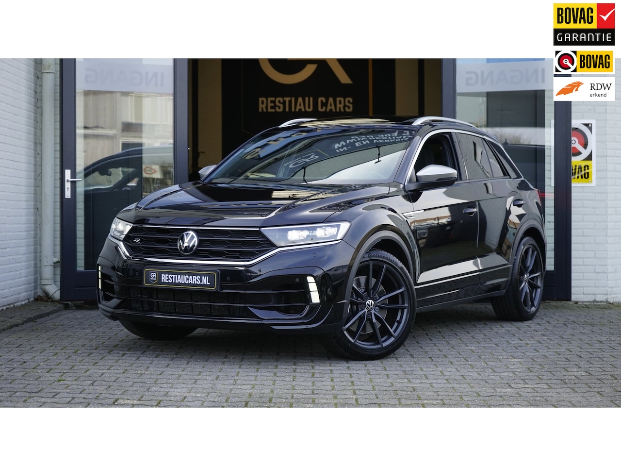 Volkswagen T-Roc - R 2.0 TSI 4Motion AUTOMAAT-ACC-BEATS-CAMERA-FULL LED-KEYLESS-LEDER-NAVIGATIE-PANORAMA-VIRT - AutoWereld.nl