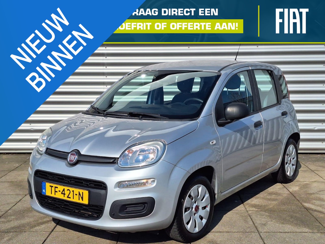 Fiat Panda - 0.9 TwinAir Popstar Automaat | Airco | Bluetooth | hoge instap | Lage km stand - AutoWereld.nl