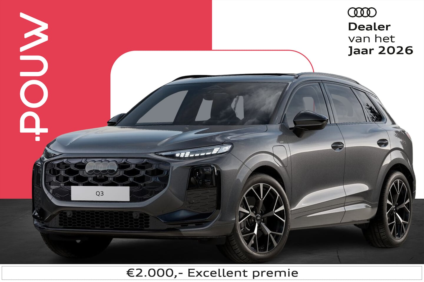 Audi Q3 - 1.5 e-hybrid 272pk S Edition | Panoramadak | 20" Velgen - AutoWereld.nl