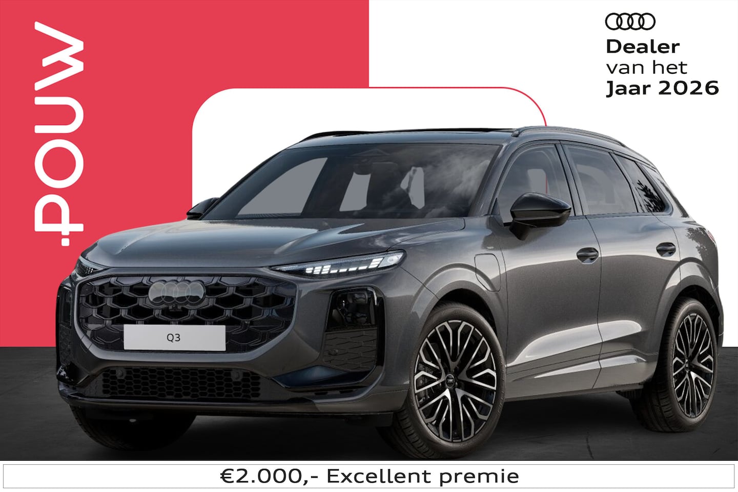 Audi Q3 - 1.5 e-hybrid 272pk S Edition | Panoramadak | 20" Velgen - AutoWereld.nl