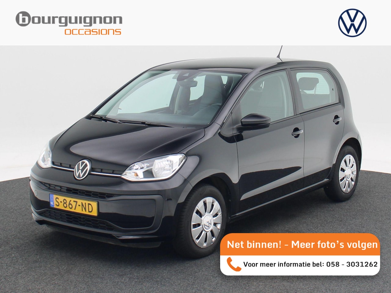 Volkswagen Up! - 1.0 65 Pk | Elektrische Ramen | Cruise Control | Climatronic | DAB | Bluetooth | Camera | - AutoWereld.nl