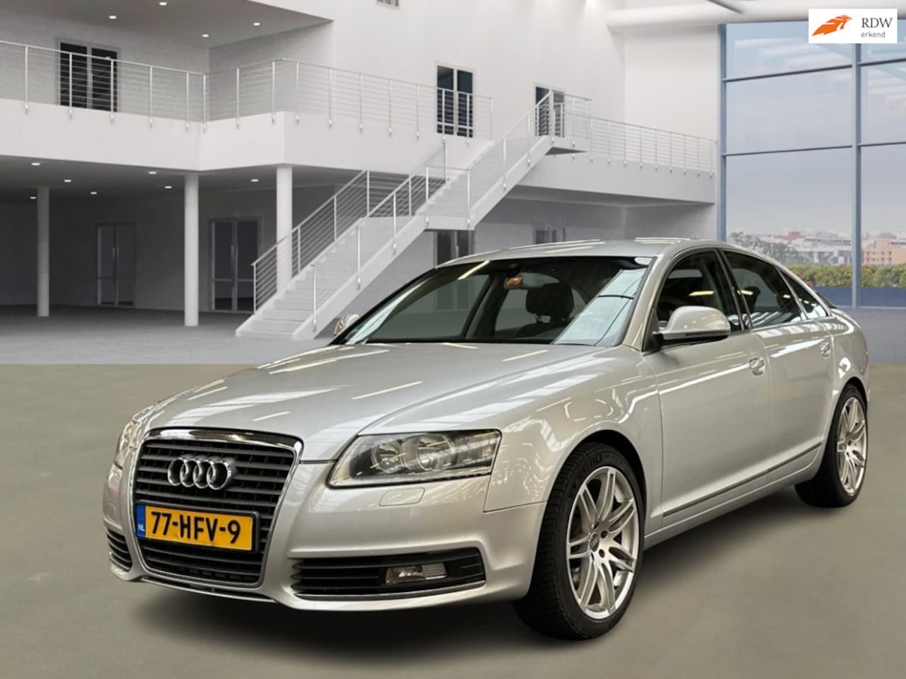 Audi A6 Limousine - 2.0 TFSI Business AUT NAVI PSENSOR LEDER CRUISE TREKHAAK 2 X SLEUTELS - AutoWereld.nl