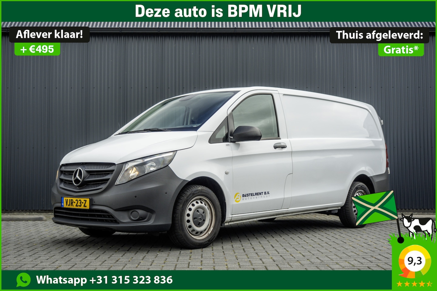 Mercedes-Benz Vito - 116 CDI L2H1 | 164 PK | Carplay | Camera | Navigatie | Cruise | Airco | PDC | Euro 6 - AutoWereld.nl