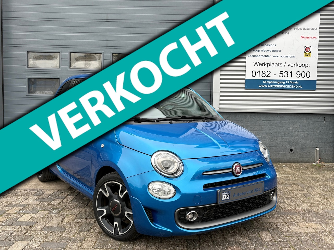 Fiat 500 - 0.9 TwinAir Turbo Sport 2018|Cruise|Navi|NAP| - AutoWereld.nl