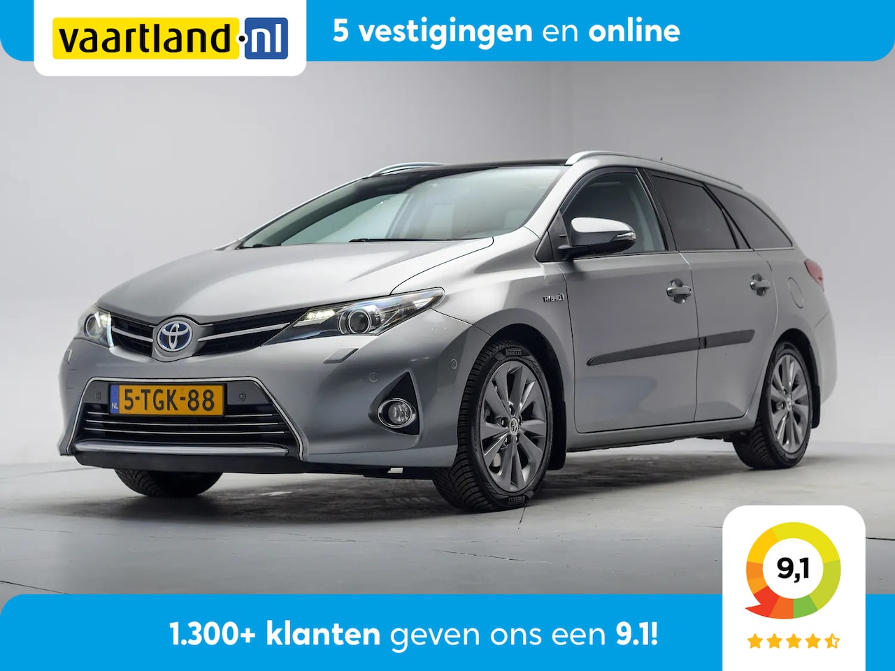 Toyota Auris Touring Sports - 1.8 Hybrid Lease Pro Aut. [ Panoramadak Leder Xenon Navi ] - AutoWereld.nl