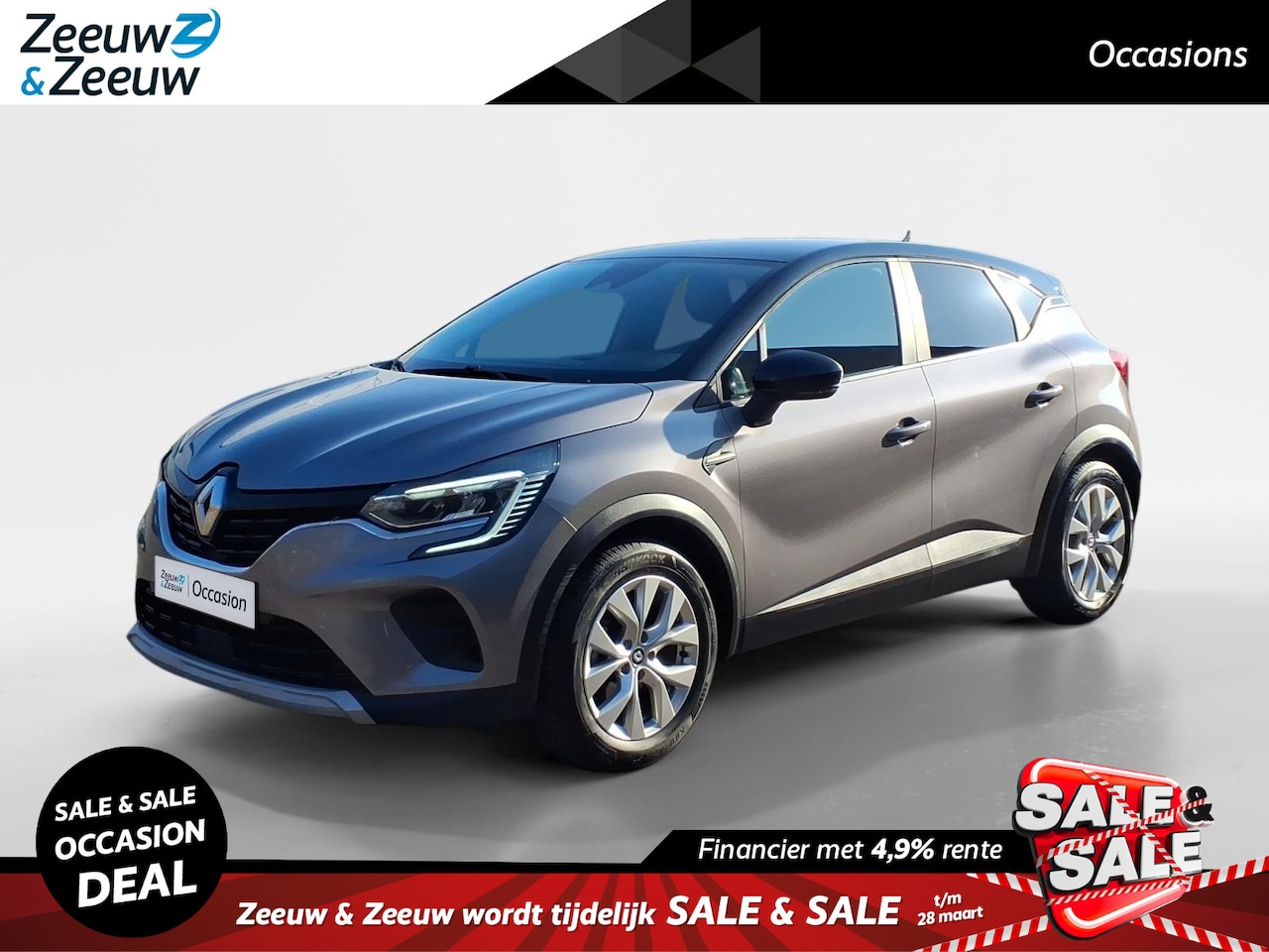 Renault Captur - 1.0 TCe 100 Bi-Fuel Zen Andriod/Applecarplay | Airco | Trekhaak | 1 jaar Garantie - AutoWereld.nl