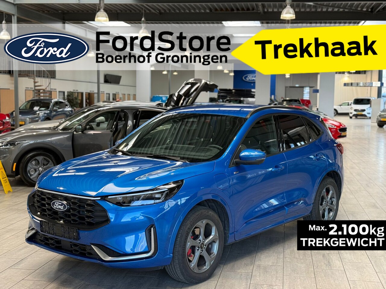 Ford Kuga - 2.5 PHEV 243 pk ST-Line X | Trekhaak | Winter Pack | AGR stoelen I Adapt. LED I Adapt Crui - AutoWereld.nl