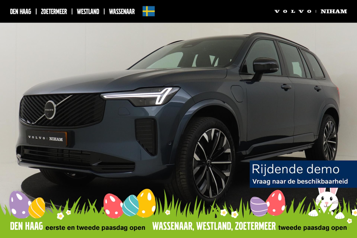 Volvo XC90 - II T8 PLUG-IN HYBRID AWD ULTRA DARK -PANO.DAK|HARMAN/KARDON|360°CAM|ADAP.LED|HEAD-UP DISP. - AutoWereld.nl