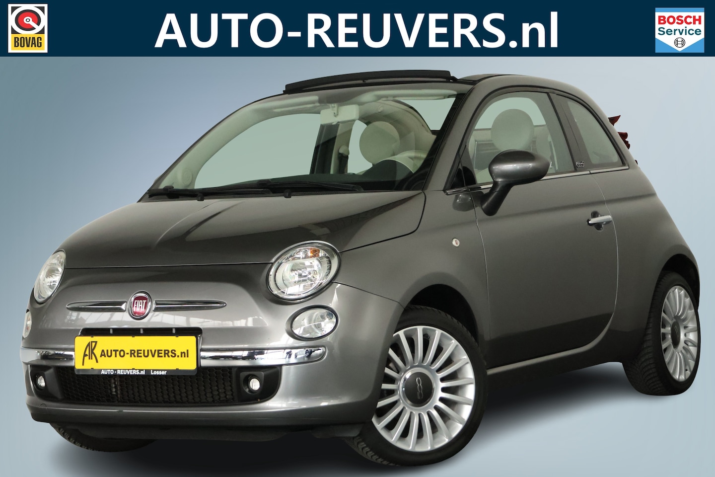 Fiat 500 C - 1.2 Lounge / Opendak / Airco / Bluetooth / Allseason - AutoWereld.nl