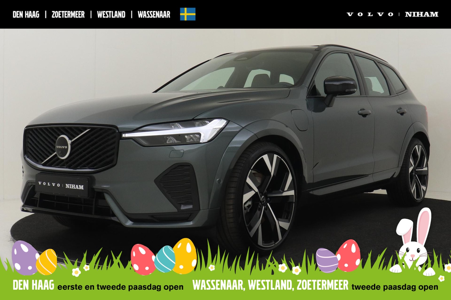 Volvo XC60 - T8 PLUG-IN HYBRID AWD ULTRA DARK -PANO.DAK|BOWERS&WILKINS|LUCHTVERING|CARDAMOM|GELAAGD.GLA - AutoWereld.nl