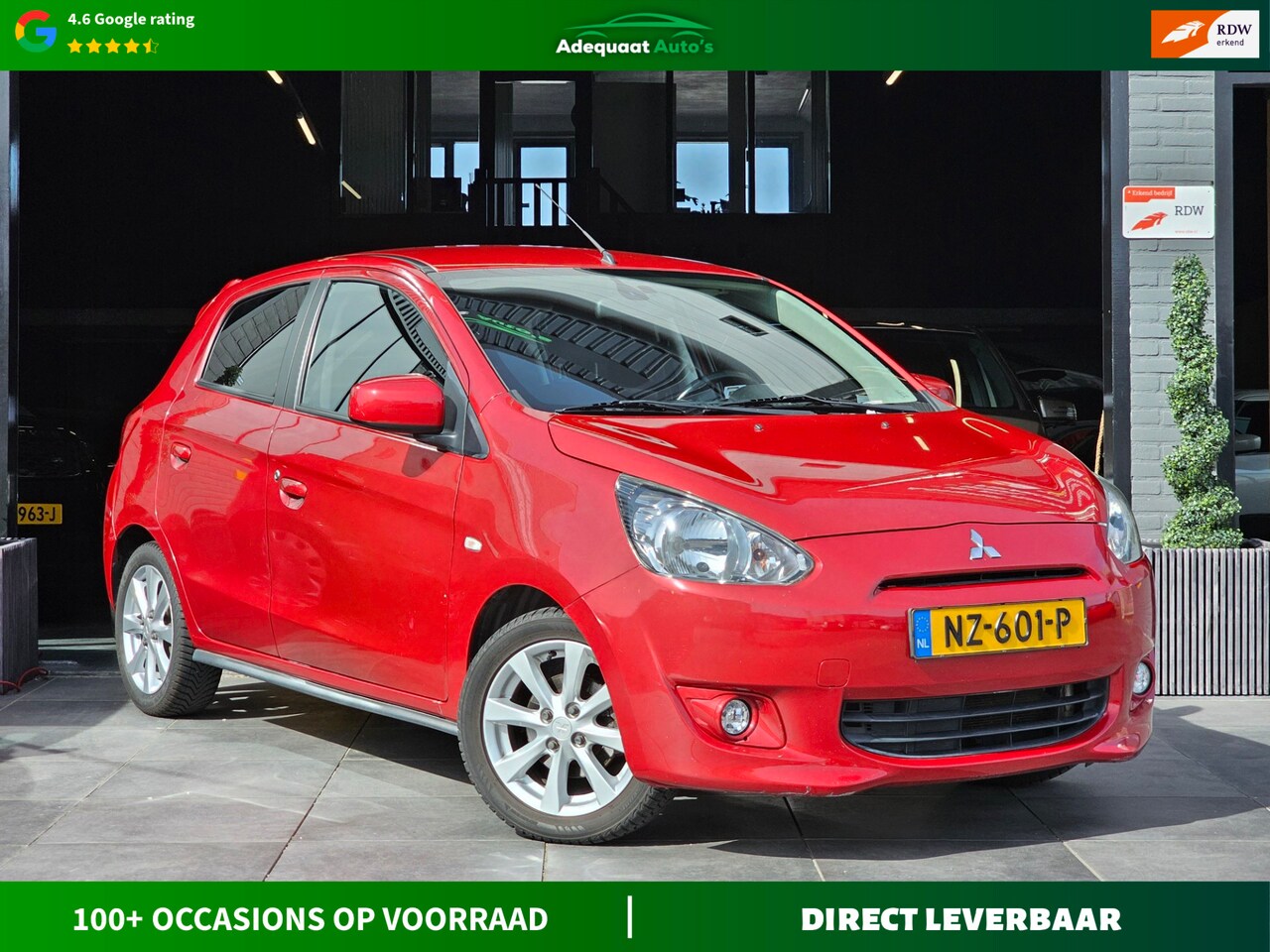 Mitsubishi Space Star - 1.2Intense+|Airco|El.Ramen|APK|Lage KM - AutoWereld.nl