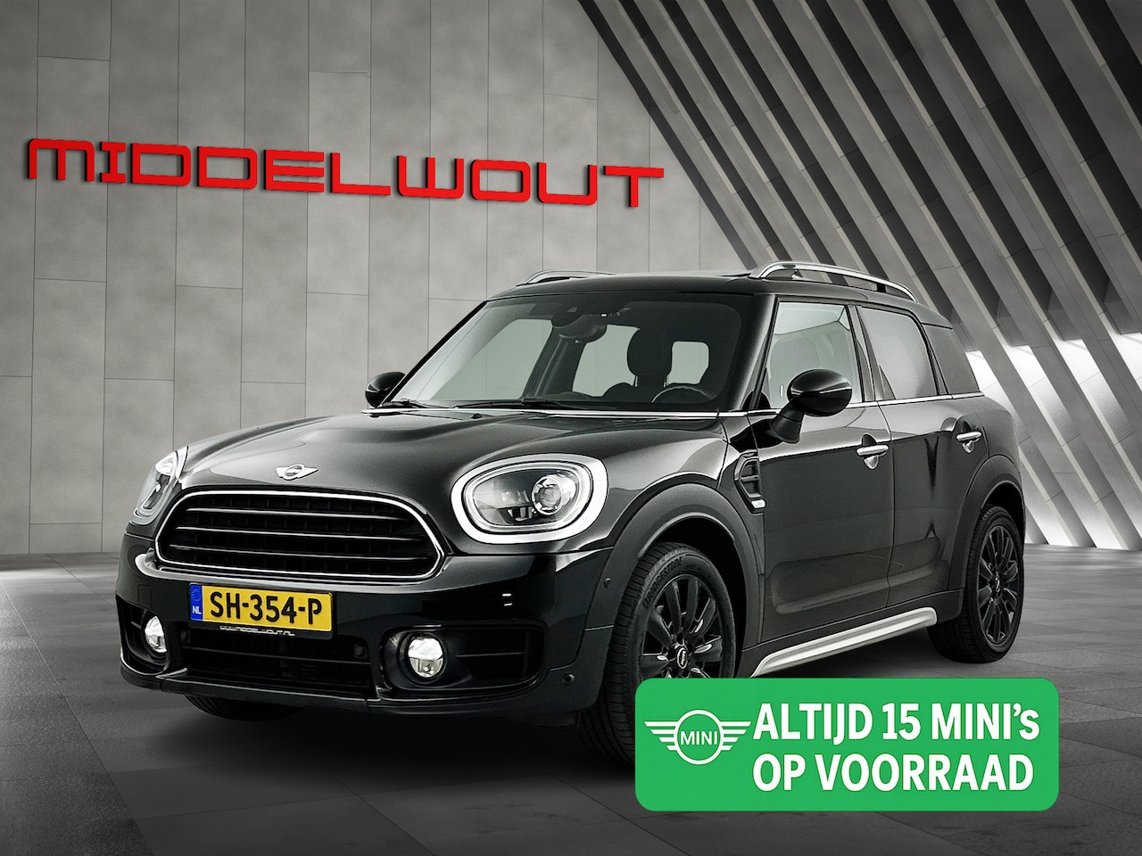 MINI Countryman - Mini 1.5 Cooper Salt/JCW Int/Pano/A.Came/LED/Stoelverw. - AutoWereld.nl