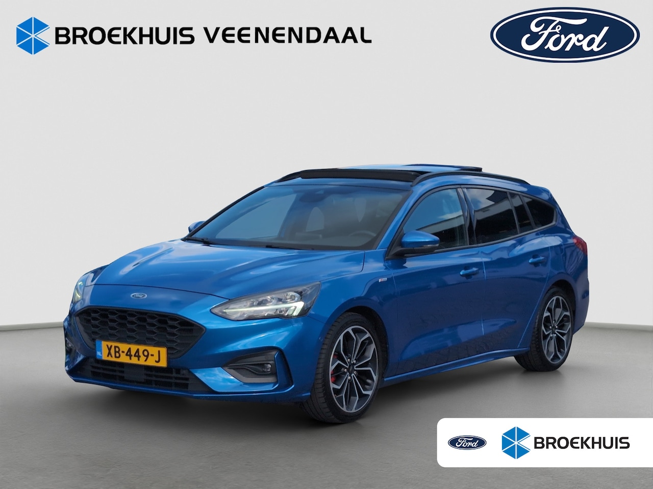 Ford Focus Wagon - 1.0 ST Line Business | Pano | Adap. Cruise Control | Winterpack | Camera | | Achteruitrijc - AutoWereld.nl