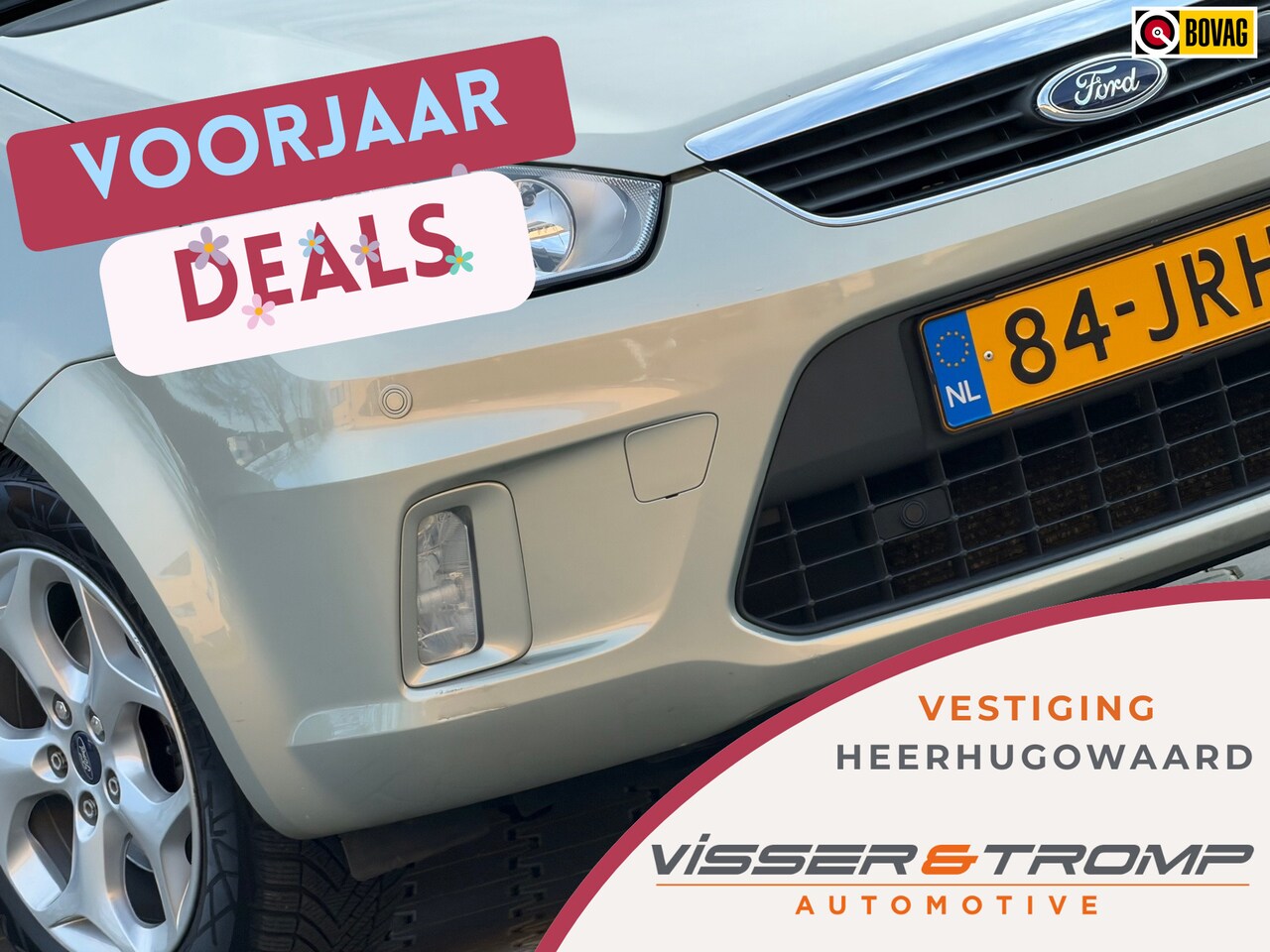 Ford C-Max - 1.8-16V Titanium Flexifuel - Chill Metallic - Multimedia/Clima/Cruise - AutoWereld.nl