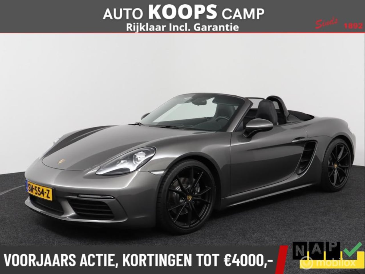 Porsche 718 Boxster - 2.0 Turbo 300 Pk PDK| Leder | NL Auto | Sportuitlaat | 20LMV | stoel\stoel verwarming | me - AutoWereld.nl