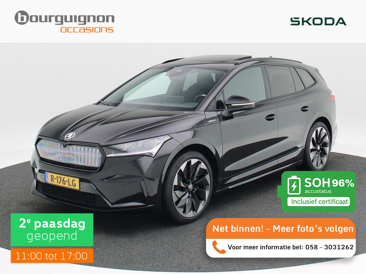 Skoda Enyaq iV - 80 204 Pk Sportline | Panoramadak | Adaptive Cruise | Climate Control | Stoel/Stuurverwarm - AutoWereld.nl