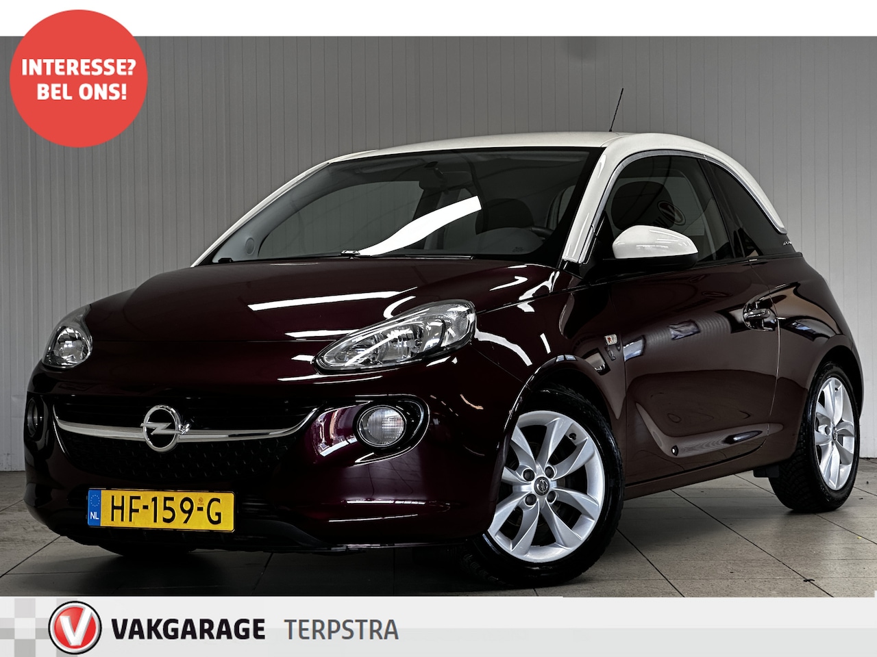Opel ADAM - 1.0 Turbo Jam/ Stoel+Stuurverw!/ 16''LMV/ Airco/ Cruise/ Bluetooth/ Multi.LEDER.Stuur/ Ele - AutoWereld.nl