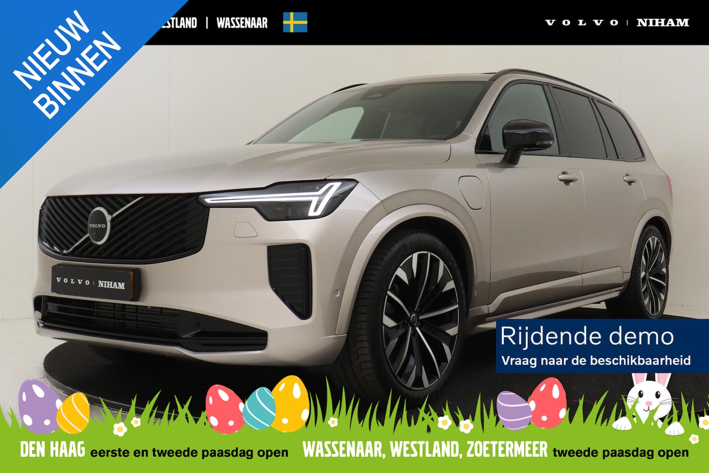 Volvo XC90 - T8 PLUG-IN HYBRID AWD ULTRA DARK -PANO.DAK|BOWERS&WILKINS|LUCHTVERING|360°CAM|HEAD-UP DISP - AutoWereld.nl