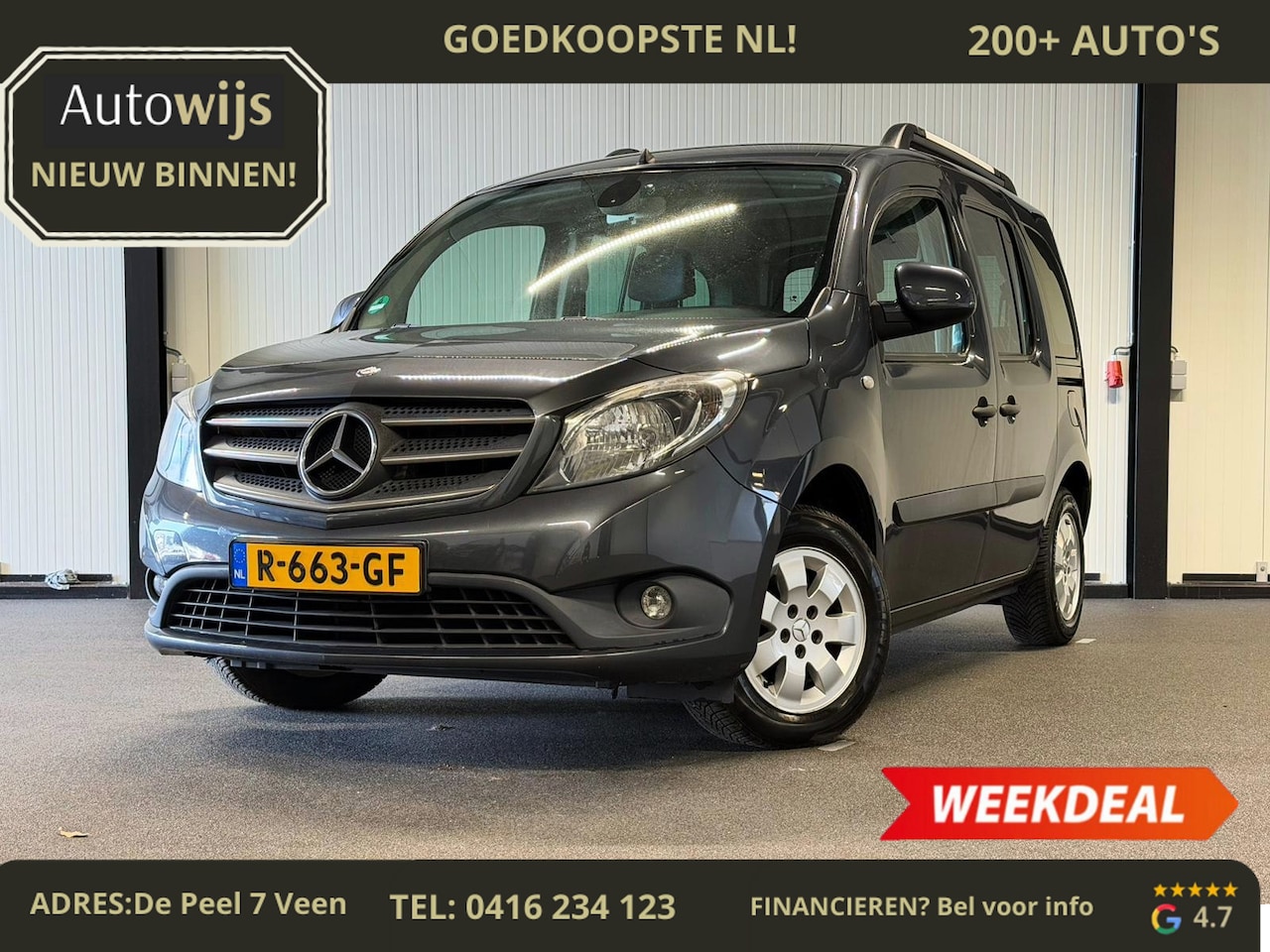 Mercedes-Benz Citan - 112 Ambiente|AUT|LM-VELG|TREKHAAK|5-PERS|MARGE - AutoWereld.nl