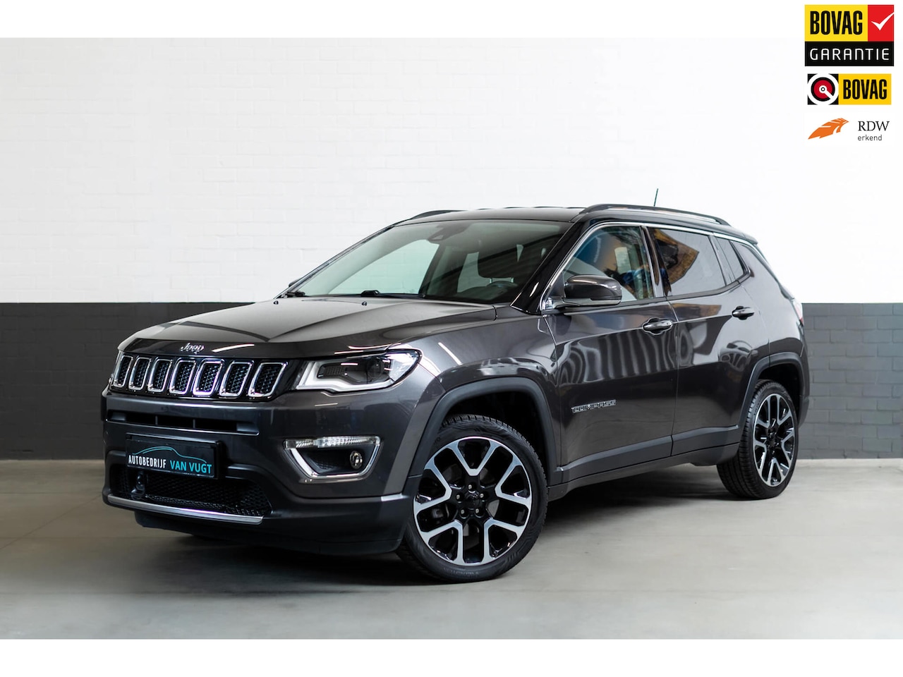 Jeep Compass - 1.3T Limited leder, climate, Beats, Apple, 1750kg trekgewicht - AutoWereld.nl