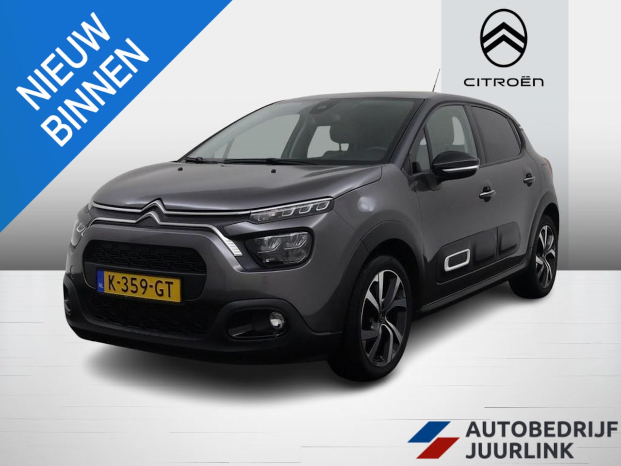 Citroën C3 - 1.2T 110pk Shine H.Leder/Nav/Camera/Ecc - AutoWereld.nl
