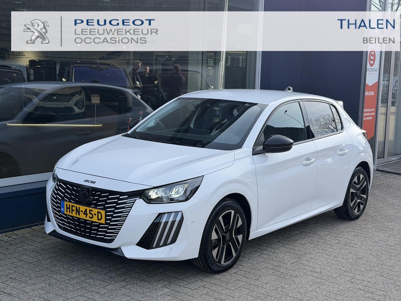 Peugeot 208 - Hybrid 100 e-DCS6 Allure | Hybride Automaat | Navigatie | 360 Graden Camera | Climate Cont - AutoWereld.nl