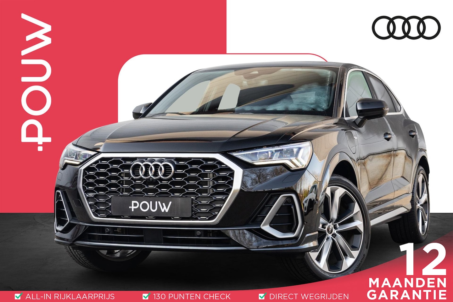 Audi Q3 Sportback - 45 TFSIe 245pk PHEV S Edition | Trekhaak | Elek. Stoelen | Matrix LED | Topview - AutoWereld.nl