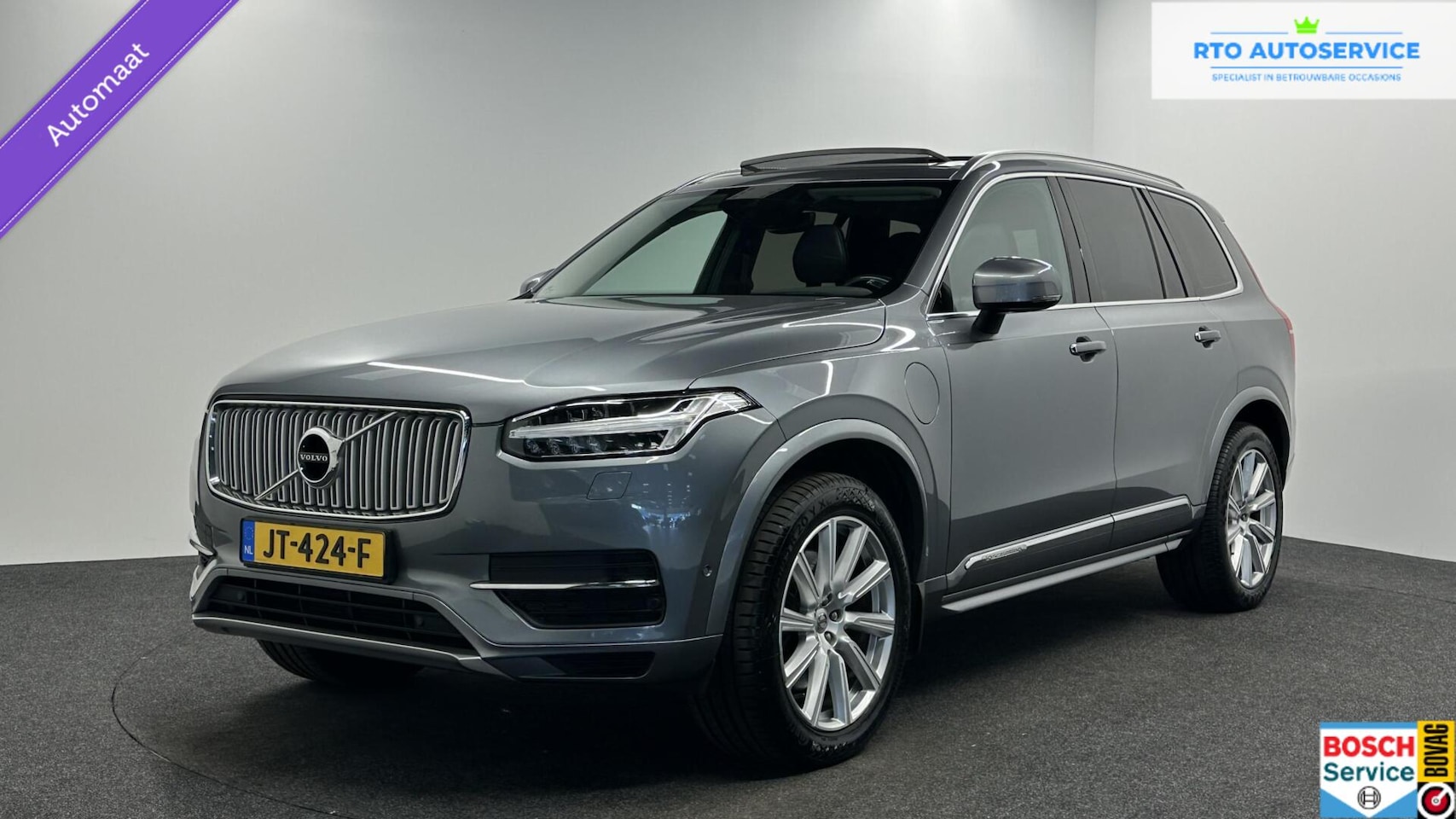 Volvo XC90 - 2.0 T8 Twin Engine AWD Inscription PANO LEER TREKHAAL CAMERA NAVI. - AutoWereld.nl