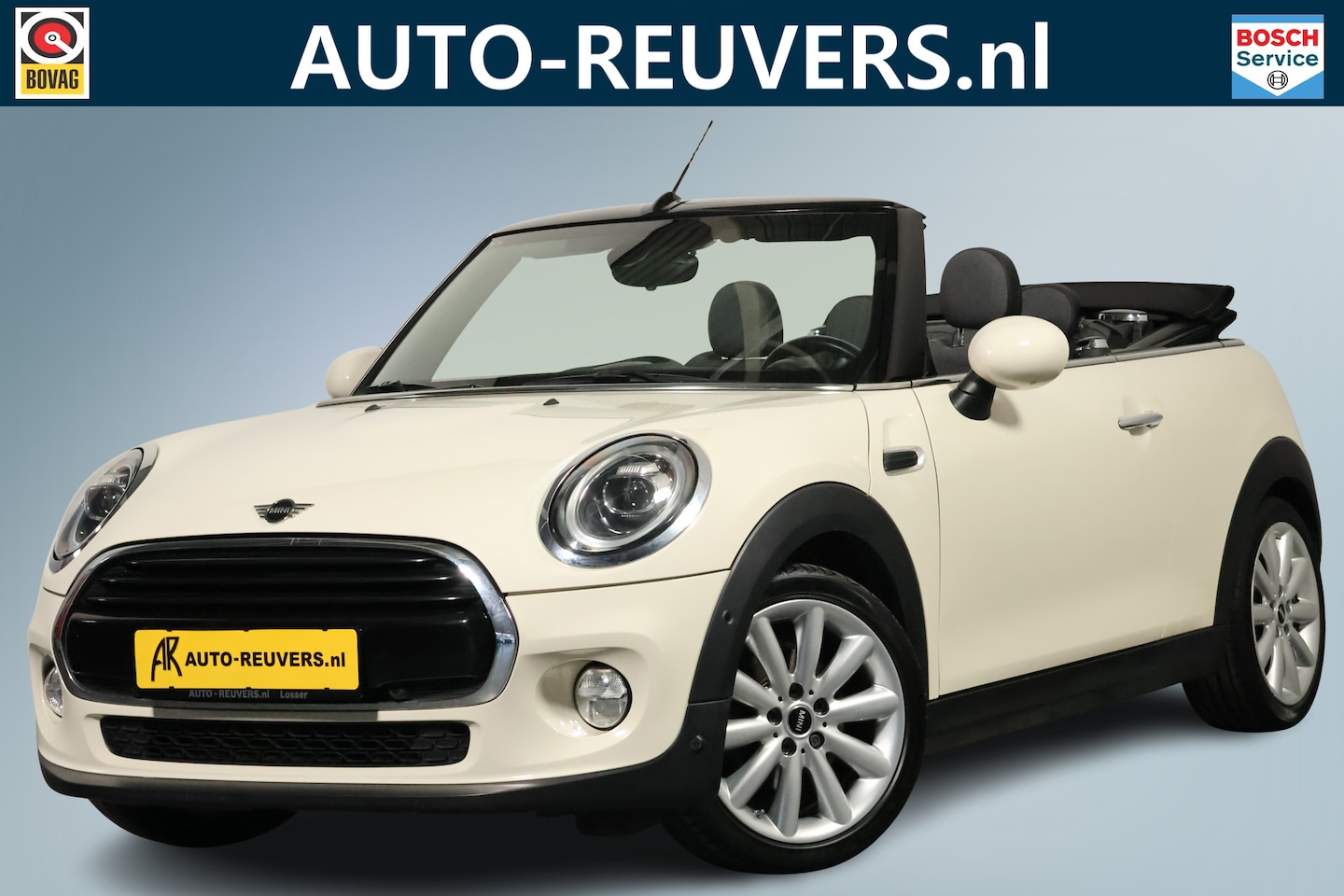 MINI Cabrio - Mini 1.5 Cooper Chili / Navi / Carplay / LED / Half Leder / Stoelverwarming - AutoWereld.nl