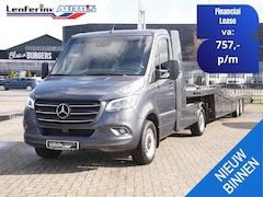 Mercedes-Benz Sprinter - 516 CDI 163 pk Aut. BE-Trekker met Tijhof Oplegger Navi Comand, LED Koplampen, Cruise Cont