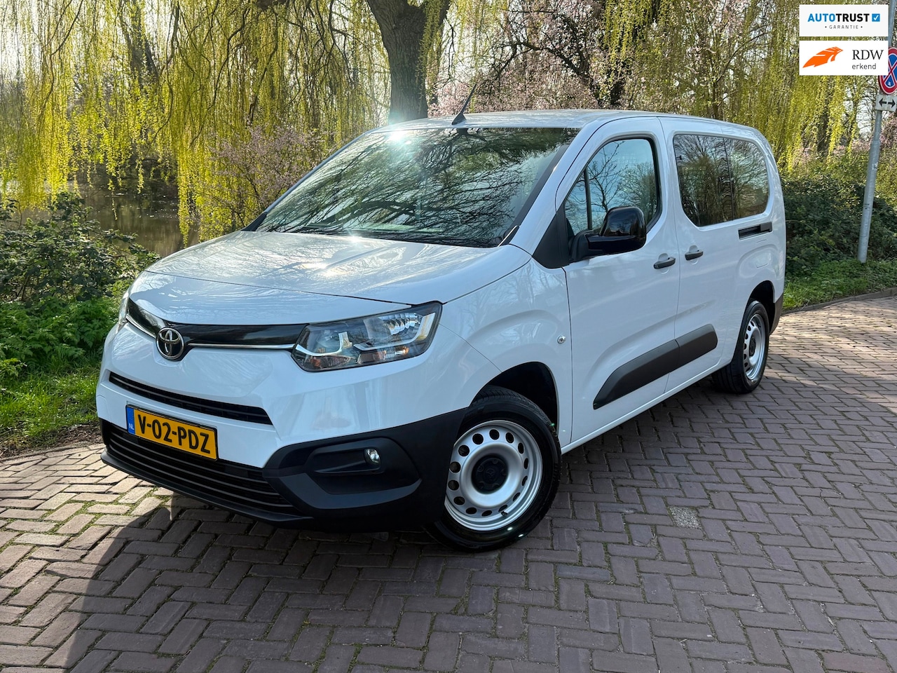 Toyota ProAce City - 1.2 Turbo Prof Long 5 Pers. Crew-Cab. 1 Eig. b.j. 8-2023 65000 KM - AutoWereld.nl
