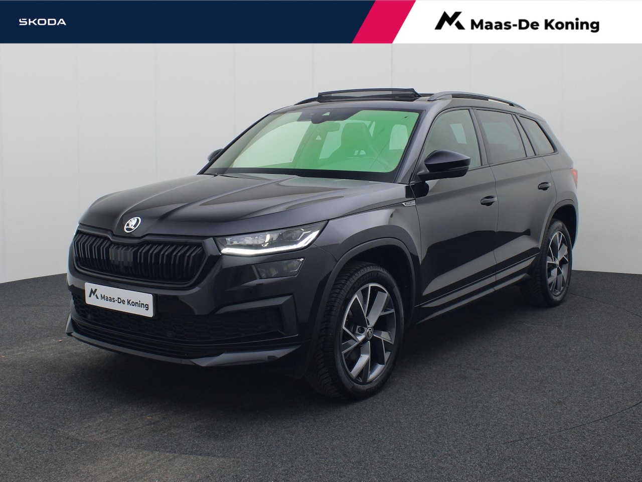 Skoda Kodiaq - 1.5TSI/150PK Sportline Business DSG · Panoramadak · Alcantara/Leder · Camera +Parkeersenso - AutoWereld.nl