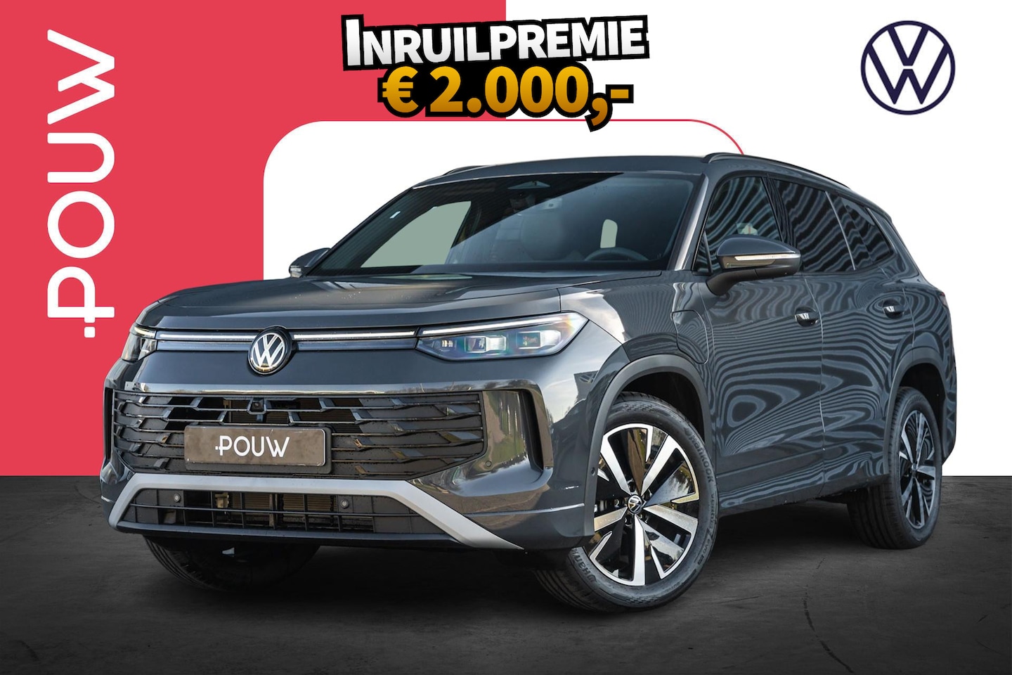 Volkswagen Tayron - 1.5 eHybrid DSG 204pk Life Edition | Trekhaak Uitklapbaar | LMV 19'' - AutoWereld.nl