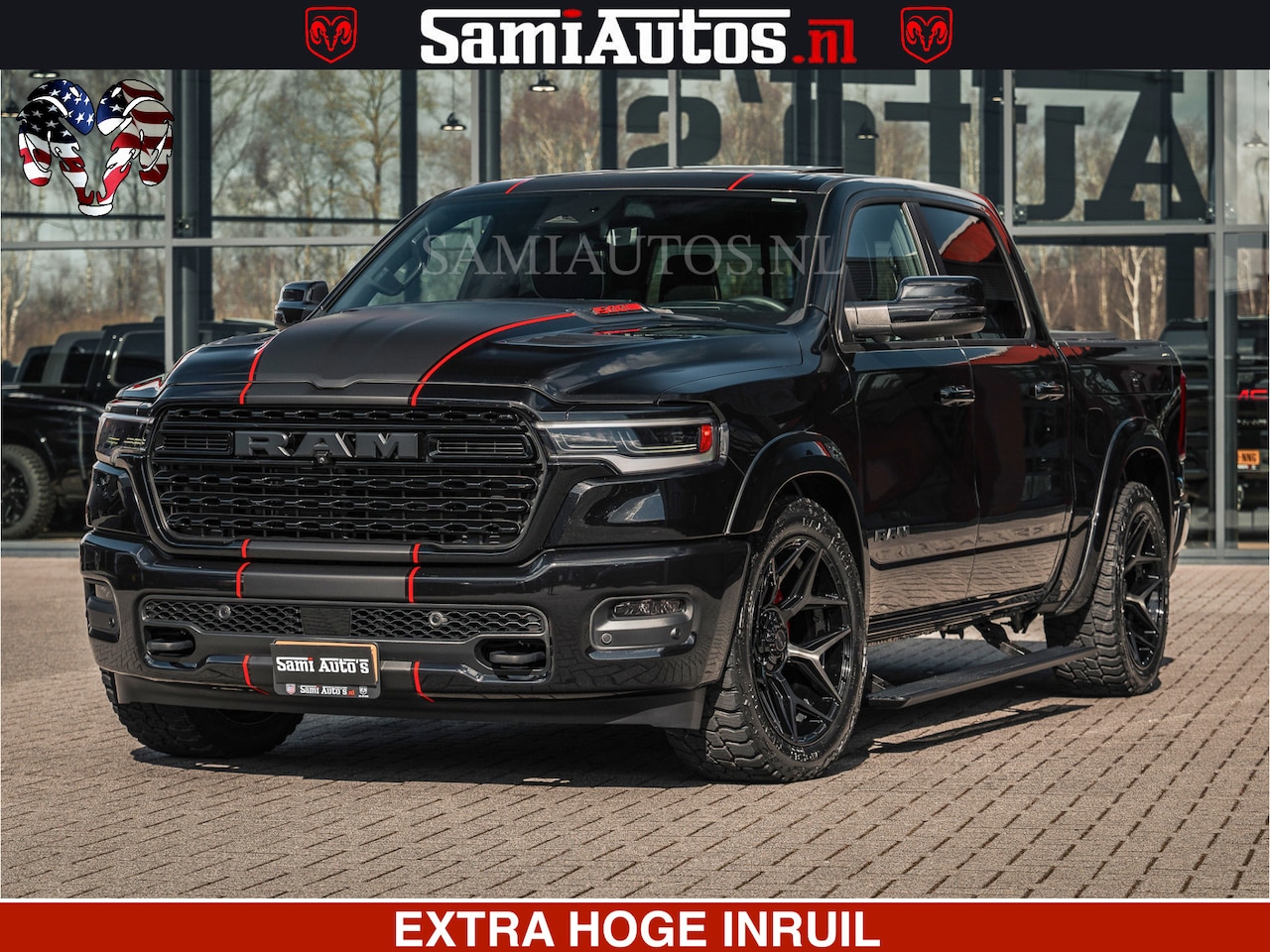 Dodge Ram Pick Up - HULK Pack | Limited Night H.O 540HP 706Nm | Massage + Full Option | De Meest Luxe en Volle - AutoWereld.nl