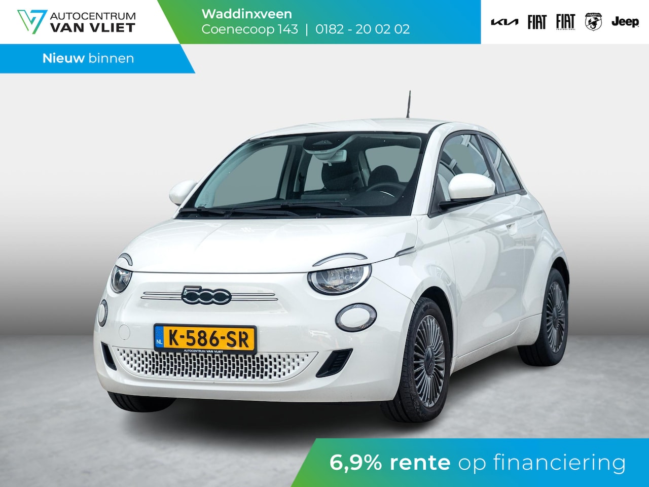 Fiat 500e - Business Launch Edition 42 kWh | SOH 91% | Clima | Cruise | Regensensor | Apple Carplay | - AutoWereld.nl