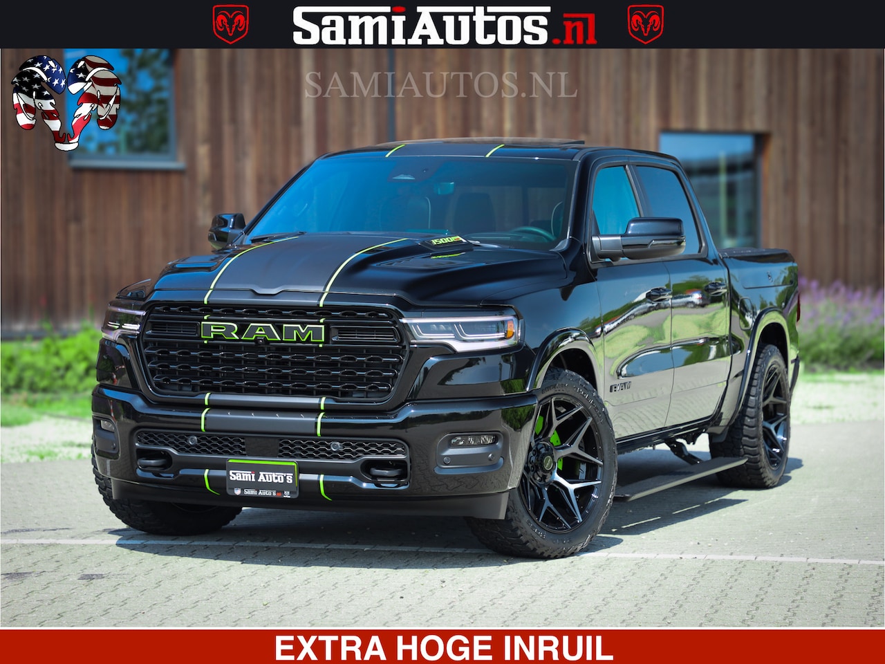 Dodge Ram 1500 - Limited Night High Output 540HP 706Nm | Massage + Full Option | De Meest Luxe en Volle Pic - AutoWereld.nl