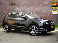 Nissan Qashqai - 1.2 Tekna 116PK, Nav, Pano.Dak, Cruise, Climat, Trekhaak, Lederen Bekleding, Ned. Auto