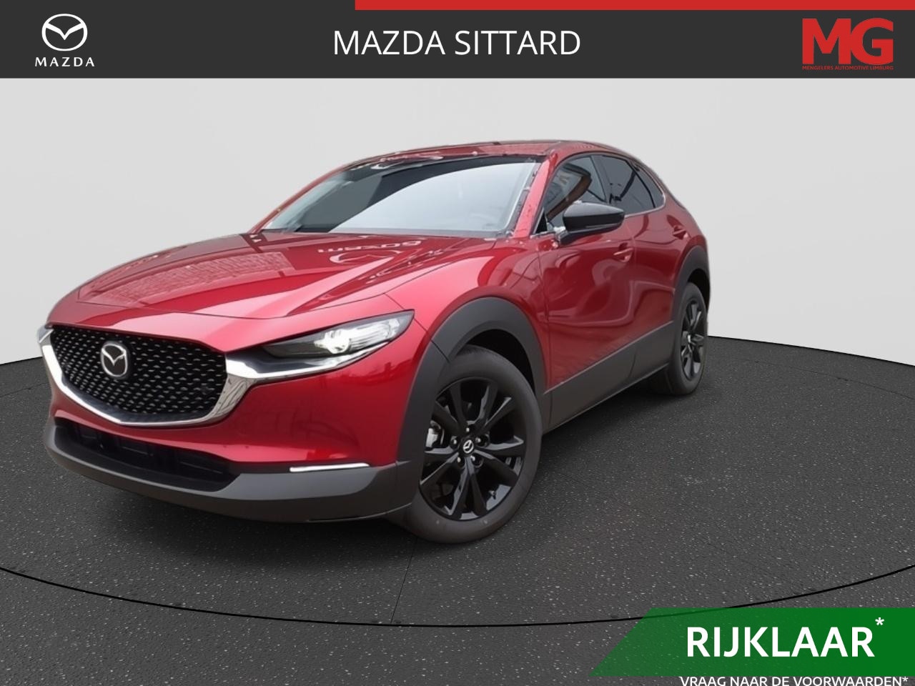 Mazda CX-30 - 2.5 e-SkyActiv-G M 140pk Hybrid AT Homura | Rijklaar | Apple Carplay | Cruise Adaptief | C - AutoWereld.nl