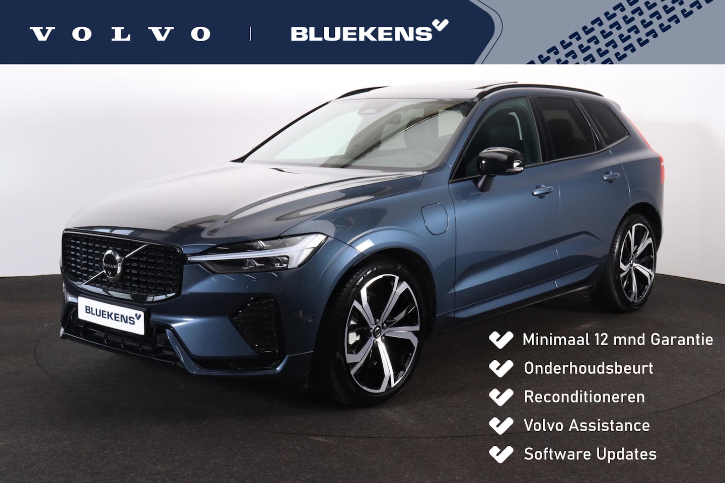 Volvo XC60 - T8 Recharge AWD Plus Dark - Luchtvering - Panorama/schuifdak - IntelliSafe Assist & Surrou - AutoWereld.nl